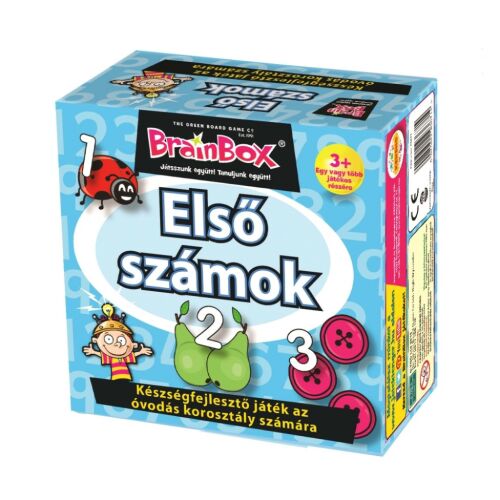 BrainBox Első Számok társasjáték óvodásoknak, számok tanulása - BrainBox