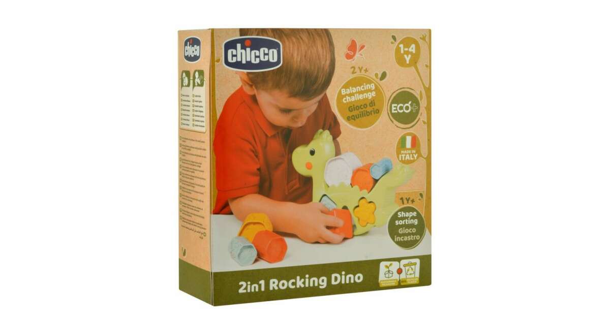 Chicco 2in1 Rocking Dino, Gioco di Equilibrio Im…