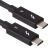 Close-up of Akyga Thunderbolt 3 USB-C Cable Connectors