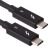 Close-up of Akyga Thunderbolt 3 USB-C Cable Connectors