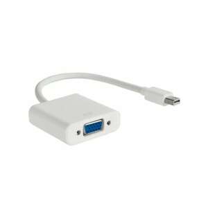Cablu Akyga AK-AD-39 Mini DisplayPort la VGA, 0,15 m, Alb - Convertoare DisplayPort