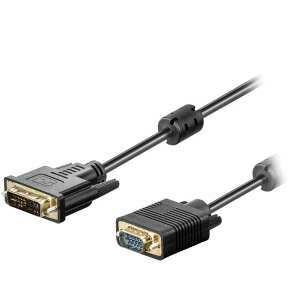Kabel Akyga AK-AV-03 DVI-VGA, 1,8 m, czarny - Konwerter DVI