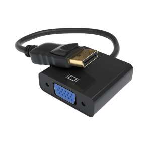 Akyga AK-AD-36 DisplayPort to VGA adapter cable, 0.15m, black - VGA Adapter