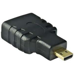 Akyga AK-AD-10 HDMI-ről Micro HDMI-re adapter, fekete - Rebeltec