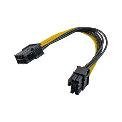 Akyga AK-CA-07 6-pin to 8-pin PCI-E power cable adapter