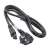 Kabel zasilające Akyga AK-NB-01A do laptopów, wtyczka IEC C5, czarny