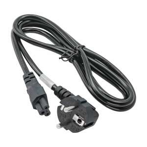 Akyga AK-NB-01A power cord for notebooks, IEC C5 connector, black - Cable