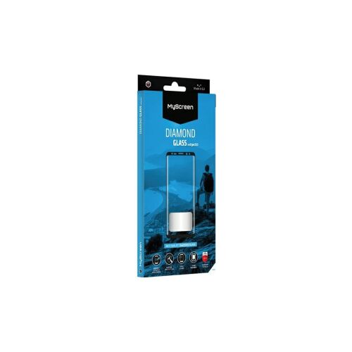 MS Diamond Glass Edge 3D kijelzővédő Realme 12 Pro 5G készülékhez fekete 153753164 - Kijelzővédő fólia