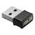ASUS USB-AC53 Nano WLAN adapter, black and silver, front view