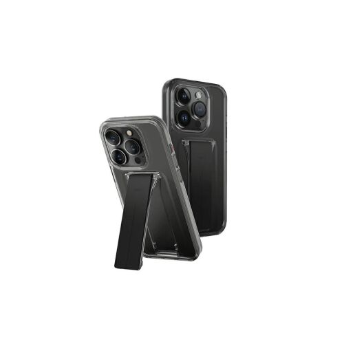 UNIQ Heldro Mount tok állvánnyal iPhone 15 Pro Max 6.7" készülékhez füst/gőzfüst 153756100 - UNIQ