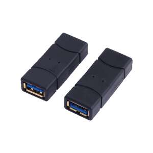 LogiLink USB 3.0-A F/F Fekete 44061130 