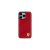 Ferrari FEHCP15LPWAR iPhone 15 Pro 6.1" készülékhez kemény tok Perforated Waves Metal Logo piros 153764902