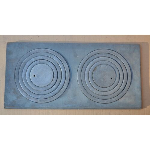 ZAG57 öntöttvas főzőlap, 70 x 33,5 cm, fa tüzelésű kályhákhoz és pizza kemencékhez - Főzőlap és Tűzhely