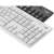 Close-up of Logitech MK295 Silent Wireless Keyboard, White and Black