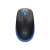 Draufsicht der blauen kabellosen Logitech M190 Maus