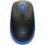 Logitech M190 Drahtlose Maus, Schwarz und Blau