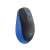 Logitech M190 Drahtlose Maus, Schwarz und Blau, Seitenansicht