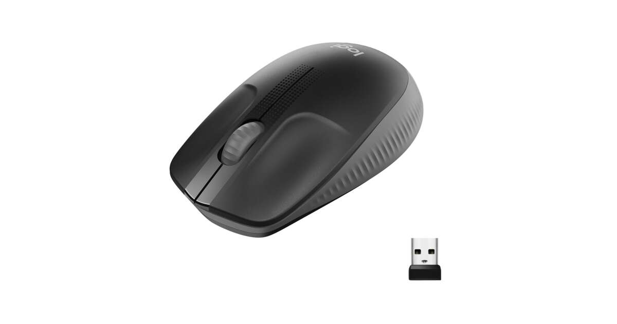 Logitech M190 Mouse Ambidextrous Wireless RF Optical 1000 DPI 
