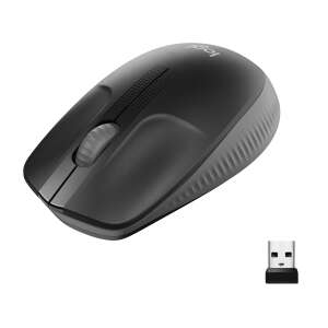 Logitech M190 Wireless Mouse with USB Receiver - Black - Logitech Mouse