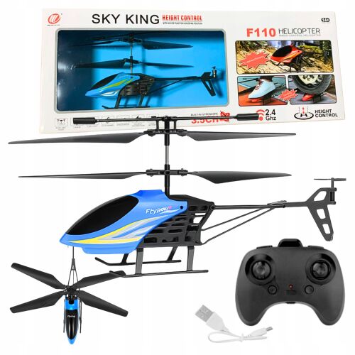Solid RC helikopter játék csomagolással és tartozékokkal - Játék repülő és helikopter