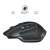 Logitech MX Master 2S wireless mouse, black, side view, ergonomic design