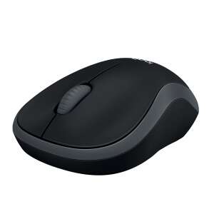 Logitech M185 wireless mouse, black and grey, 3 button, optical sensor, USB receiver - Peripheral