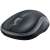 Logitech M185 wireless mouse, black and grey, 3 button, optical sensor, USB receiver