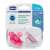 Chicco PhysioForma Mini Soft cumi, 2 db, rózsaszín és átlátszó, 2-6 hónapos babáknak