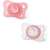Chicco PhysioForma Mini Soft pacifier, 2 pack, pink and transparent