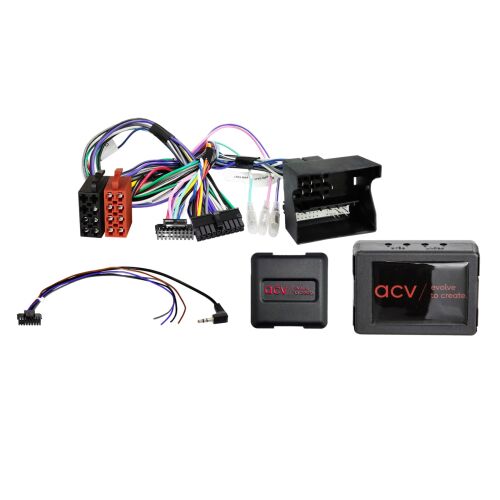 ACV Kormánykerék adapter Audi A1/A3/A4/A6/R8/TT Quadlock Multilead Amp Pro, kormánykerék vezérlő interfész Audi autókhoz, utángyártott autórádió adapter - Fejegység kiegészítő