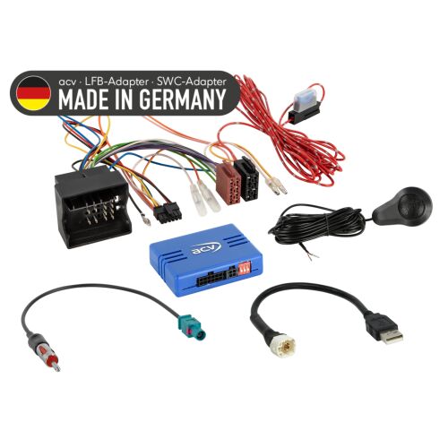 ACV BMW/Mini kormánykerék vezérlő adapter PDC, USB és antenna csatlakozókkal - Fejegység kiegészítő
