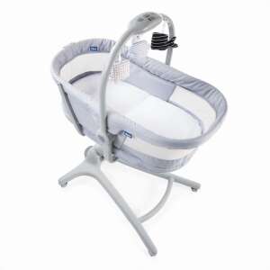 Baby Hug Air 4in1 bölcső-pihenő-etetőszék-fotel 0-15 kg, Szürke -fehér 43866347 Baba pihenőszékek, Elektromos babahinták - 5 pontos biztonsági öv