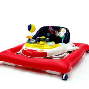 Asalvo Babywalker mit Musik und Spieltablett - Weltraum #rot - Babywalker