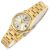 Casio LTP-V002G-1B arany női karóra, szögletes nézet, fehér háttér