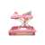 Asalvo Baby Walker with Music Play Tray - Star #Pink, side view