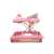 Asalvo Baby Walker with Music Play Tray - Star #Pink, side view