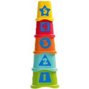 Chicco Stacking Cups Toy for Babies and Toddlers - Number and Shape Sorting - Babies & Toddler