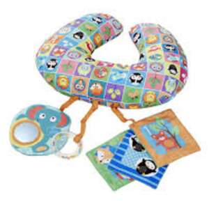 BOPPY® Tier-Bauchkissen für Babys (2-9 Monate) mit Rassel und Kauspielzeug 43868170 Babykissen