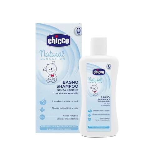 Bad & Shampoo 200 ml - fizio pH mit Aloe vera und Kamillenextrakt, ohne Tränen