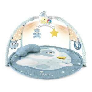 Chicco Enjoy Colors Playgym baby playmat with projector and arch, blue and white design with stars and clouds - Baby Gyms & Play Mat