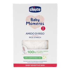 Chicco Baby Moments Rice Starch, 100% natural origin, baby sensitive skin, tested under pediatric control - Bath Product