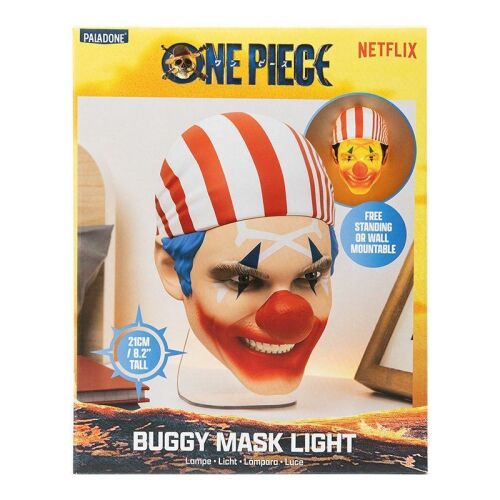 One Piece - Buggy Mask falra szerelhető lámpa 153885533 - Dekorációs lámpa