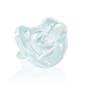 PhysioSoft silicone pacifier for babies 6-16 months, clear color - Babies & Toddler