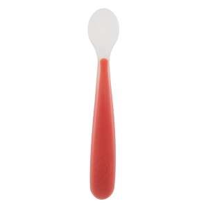 Red Up puha szilikon kanál, red silicone spoon for babies - Feeding