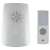 Home by Honeywell wireless doorbell with 100m range, white, with button and receiver