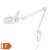 White magnifying lamp with clamp, 3 diopter, NKLL 05