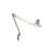 White magnifying lamp with clamp, 3 diopter, NKLL 05