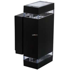 Outdoor up, down wall light, square, black 43875078 - Outdoor Wall Light