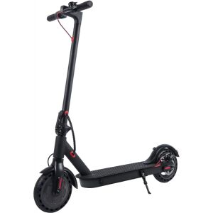 Angled view of Sencor Scooter One S20 electric scooter, black - Sport & Leisure
