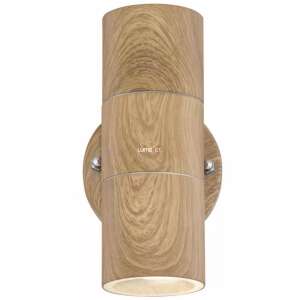 [Lichidare stoc]Aplica de exterior,optic lemn ,din oțel inoxidabil, sticlă transparentă, 2 becuri, dulie GU10, 3201W-2, Globo 43886191 - Lămpi de perete pentru exterior